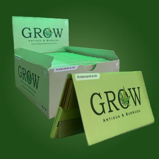 Grow King Size Rolling Papers w/ Tips V1
